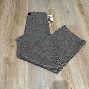 Black and White Checkered Pants